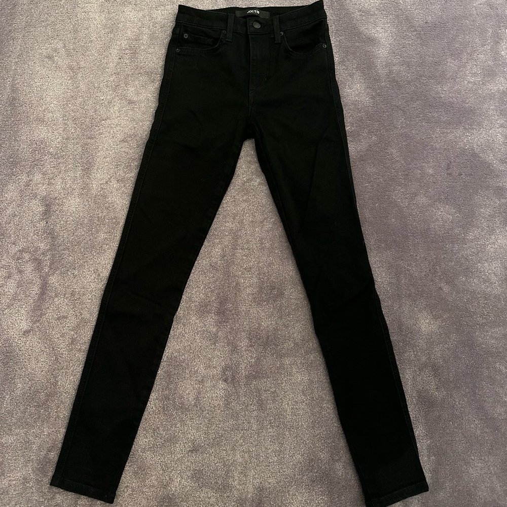 Joe's Jeans Black Skinny High Rise Jean
